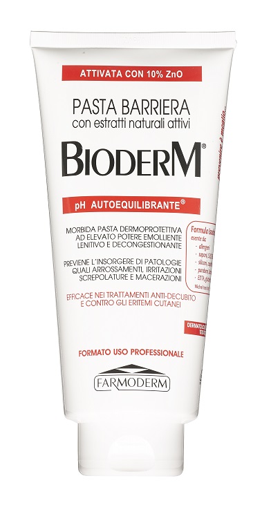 BIODERM PASTA BARRIERA TRASPIRANTE PH AUTOEQUILIBRANTE CON 10% ZINCO 300 ML - Angeli Pharm