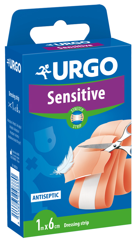 CEROTTO DA TAGLIARE URGO SENSITIVE STRETCH MT 1 X 6 CM - Angeli Pharm