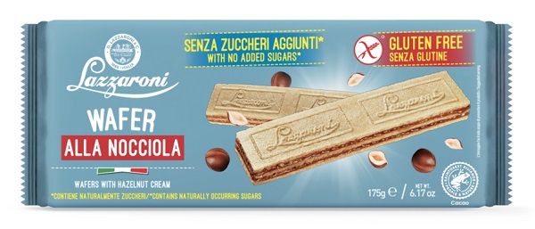 ZEROLE WAFERS ALLA NOCCIOLA SENZA ZUCCHERI AGGIUNTI 175 G - Angeli Pharm