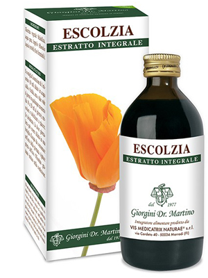 ESCOLZIA ESTRATTO INTEGRALE 200 ML - Angeli Pharm