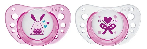 CHICCO SUCCHICCO AIR GIRL CAUCCIU' 0-6 MESI 2 PEZZI - Angeli Pharm