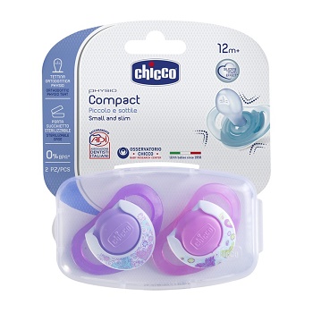 CHICCO SUCCHIETTO COMPACT GIRL S 16-36 MESI 2 PEZZI - Angeli Pharm
