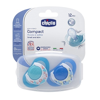 CHICCO SUCCHIETTO COMPACT BOY S 16-36 MESI 2 PEZZI - Angeli Pharm