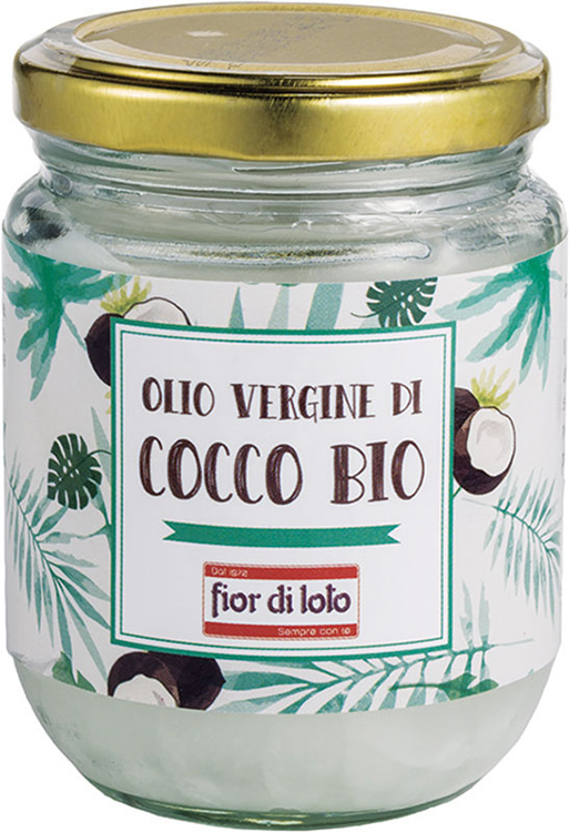 FIOR DI LOTO OLIO VERGINE DI COCCO BIO 200 ML - Angeli Pharm