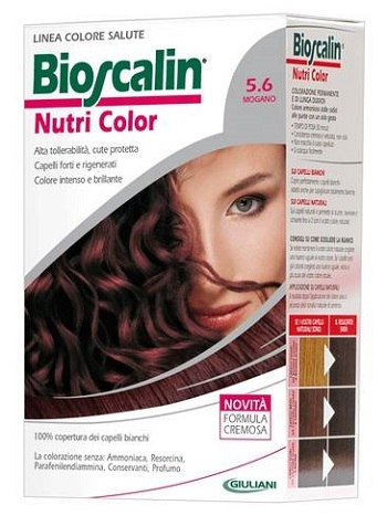 BIOSCALIN NUTRI COLOR 5,6 MOGANO SINCROB 124 ML - Angeli Pharm