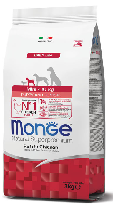 MONGE MINI PUPPY 3000 G - Angeli Pharm