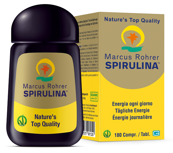 SPIRULINA MARCUS ROHRER 180 COMPRESSE - Angeli Pharm