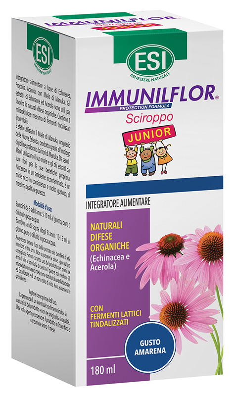 ESI IMMUNILFLOR SCIROPPO JUNIOR 180 ML - Angeli Pharm