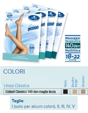 SAUBER COLLANT 140 DENARI MAGLIA LISCIA NEUTRO BEIGE 2 LINEA CLASSICA - Angeli Pharm