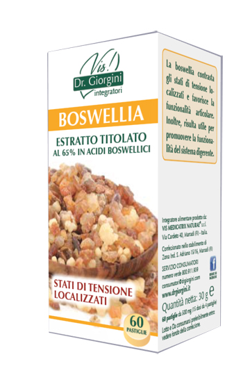 BOSWELLIA ESTRATTO TITOLATO 60 PASTIGLIE - Angeli Pharm