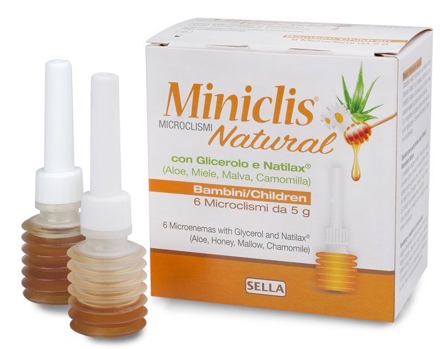MINICLIS NATURAL MD BAMBINI 6 PEZZI - Angeli Pharm