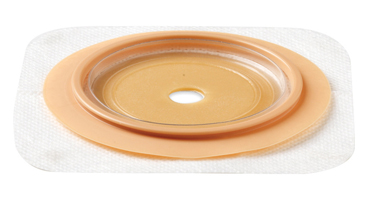 PLACCA NATURA+ PIANA RITAGLIABILE IN IDROCOLLOIDE STOMAHESIVE E CEROTTO POROSO FLANGIA 45 MM 5 PEZZI - Angeli Pharm