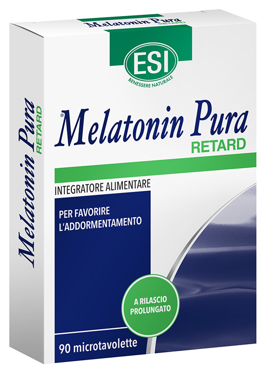 ESI MELATONIN PURA RETARD 90 MICROTAVOLETTE - Angeli Pharm