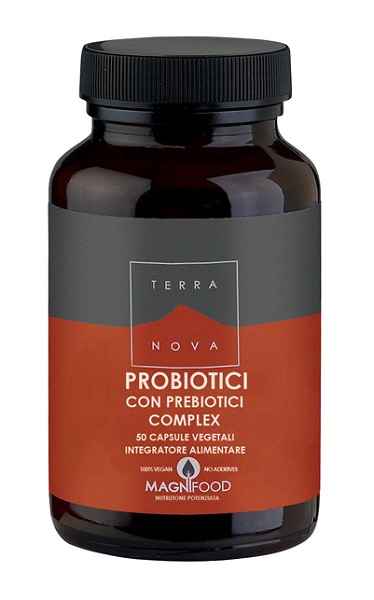 TERRANOVA PROBIOTICI CON PREBIOTICI COMPLEX 50 CAPSULE VEGETALI - Angeli Pharm