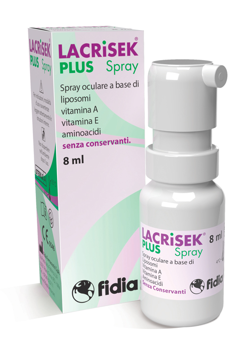 LACRISEK PLUS SPRAY SENZA CONSERVANTI SOLUZIONE OFTALMICA 8 ML - Angeli Pharm