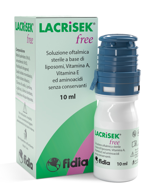 LACRISEK FREE SOLUZIONE OFTALMICA SENZA CONSERVANTI 10 ML - Angeli Pharm