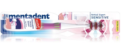 MENTADENT SPAZZOLINO VERTICAL EXPERT SENSI - Angeli Pharm