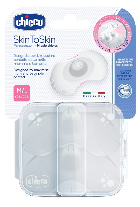 CHICCO PARACAPEZZOLI SILICONE LARGE - Angeli Pharm