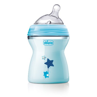 CHICCO BIBERON NATFEEL 2M+ BOY 250 ML - Angeli Pharm