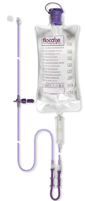 FLOCARE SACCA CON DEFLUSSORE DA 2 LITRI PER NUTRIPOMPA INFINITY - Angeli Pharm