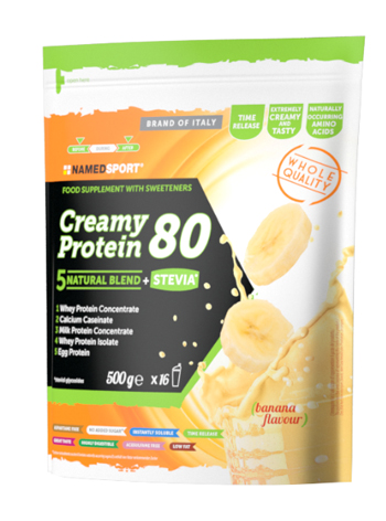 CREAMY PROTEIN 80 BANANA 500 G - Angeli Pharm