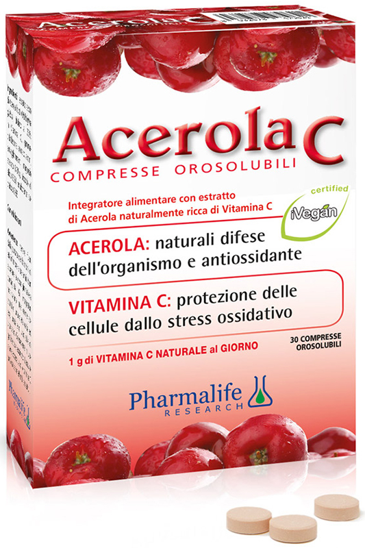 ACEROLA C 30 COMPRESSE OROSOLUBILI - Angeli Pharm