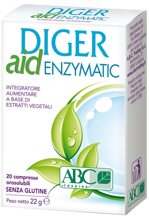 DIGER AID ENZYMATIC 20 COMPRESSE - Angeli Pharm