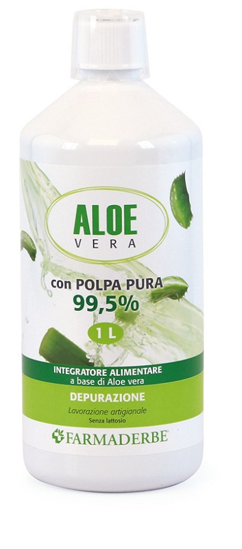 ALOE VERA SUCCO DI ALOE VERA POLPA PURA 1000 ML - Angeli Pharm