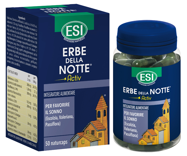 ESI ERBE DELLA NOTTE ACTIV 50 CAPSULE - Angeli Pharm