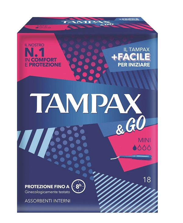 TAMPAX & GO MINI 18 PEZZI - Angeli Pharm