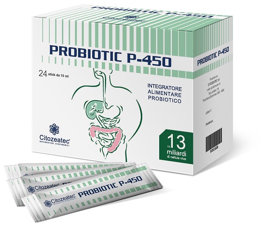 PROBIOTIC P-450 24 STICK MONODOSE 10 ML - Angeli Pharm
