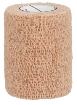 BENDA ELASTICA COMPRESSIVA AUTOADESIVA COBAN 7,5X200CM IN ESTENSIONE 7,5X450CM COLORE CARNE - Angeli Pharm