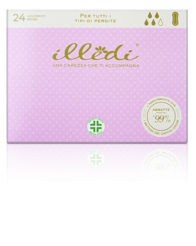 ILLEDI ASSORBENTI MINI IN TESSUTO NON TESSUTO PER INCONTINENZA 230 MM 24 PEZZI - Angeli Pharm