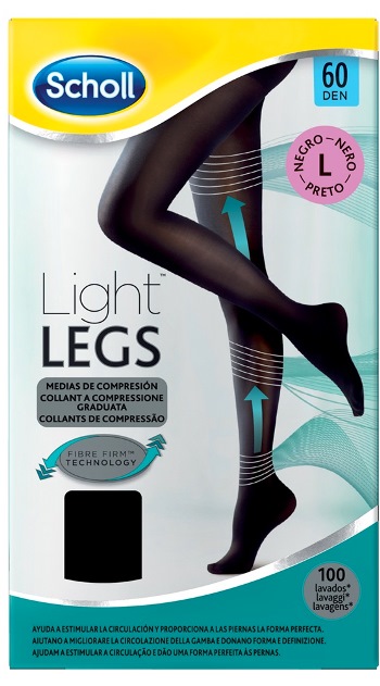 SCHOLL LIGHTLEGS 60 DENARI TAGLIA L COLORE NERO 1 PAIO - Angeli Pharm