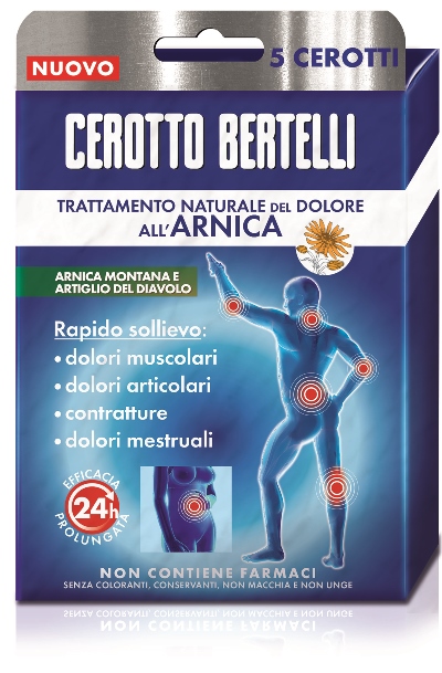 BERTELLI CEROTTO ARNICA ASTUCCIO 5 PEZZI - Angeli Pharm