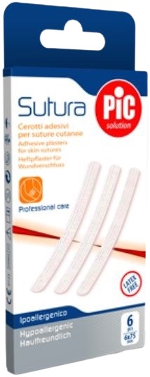 CEROTTO PER SUTURA PIC SOLUTION 12X100 MM 6 PEZZI - Angeli Pharm
