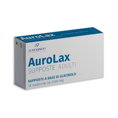 SUPPOSTE AUROLAX GLICEROLO 2500 MG 18 SUPPOSTE - Angeli Pharm