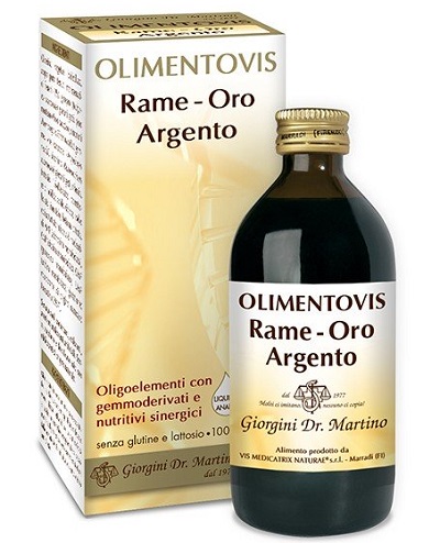 RAME ORO ARGENTO OLIMENTOVIS 200 ML - Angeli Pharm