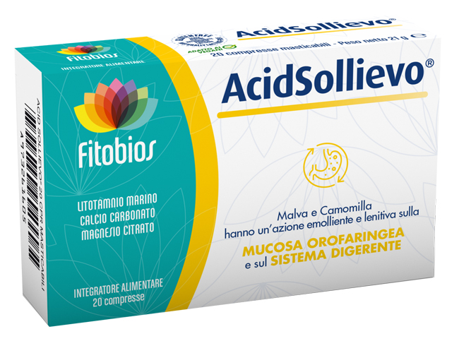 ACID SOLLIEVO 20 COMPRESSE - Angeli Pharm