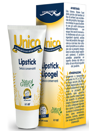 UNICO LIPSTICK LIPOGEL 10 ML - Angeli Pharm