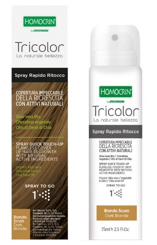 TRICOLOR SPRAY RITOCCO BIONDO SCURO 75 ML - Angeli Pharm