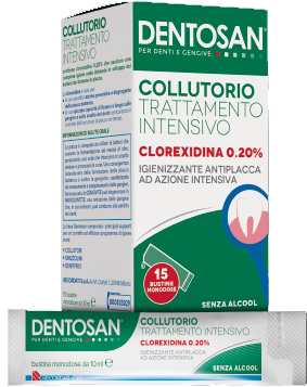 DENTOSAN COLLUTORIO MONODOSE INTENSIVO 0,20% 15 BUSTINE DA 10 ML - Angeli Pharm