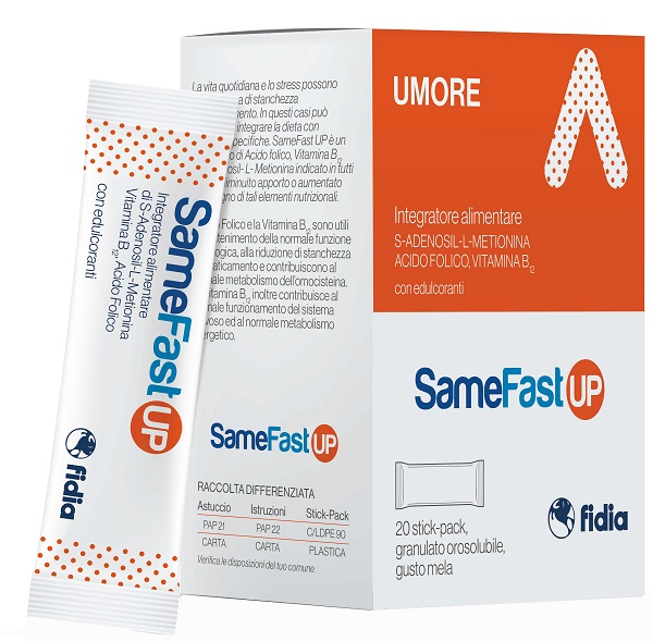 SAMEFAST UP 20 STICK PACK GRANULATO OROSOLUBILE GUSTO ANANAS - Angeli Pharm