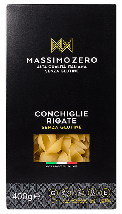 MASSIMO ZERO CONCHIGLIE RIGATE 400 G - Angeli Pharm