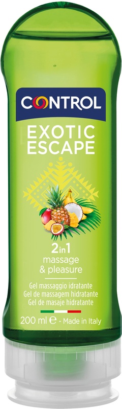 CONTROL GEL PER MASSAGGI EXOTIC ESCAPE 200 ML - Angeli Pharm