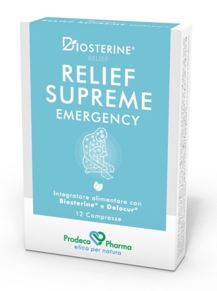 BIOSTERINE RELIEF SUPREME EMERGENCY 12 COMPRESSE - Angeli Pharm
