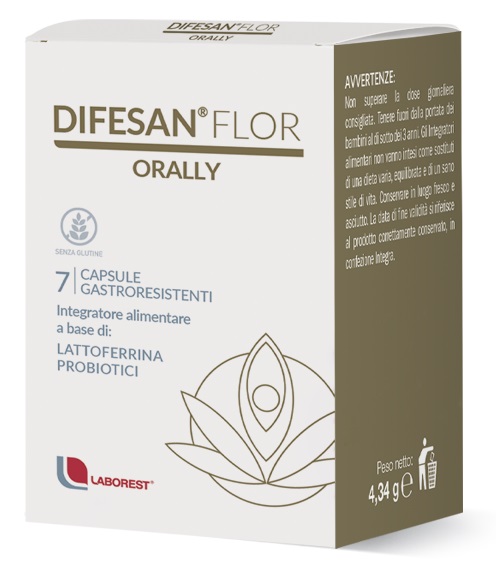DIFESAN FLOR ORALLY 7 CAPSULE - Angeli Pharm