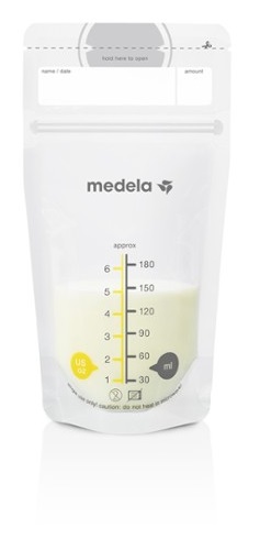 STORAGE BAGS SACCA PER LA CONSERVAZIONE DEL LATTE MATERNO 50 PEZZI - Angeli Pharm