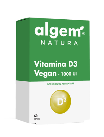 VITAMINA D3 VEGAN 1000 UI 60 CAPSULE - Angeli Pharm