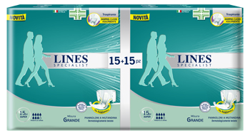 PANNOLONE A MUTANDA LINES SPECIALIST SUPER LARGE 30 PEZZI - Angeli Pharm